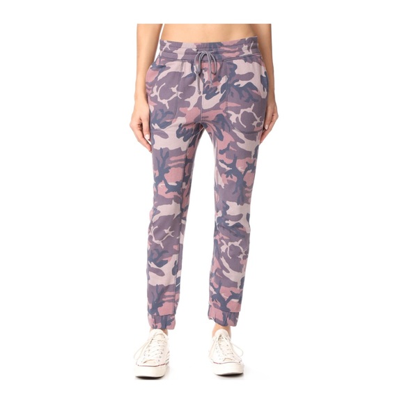 Free People Pants - Free People Purple Camo Jogger